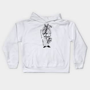 The Wingerman (Bird Man) or The Yuppie of Emptiness Kids Hoodie